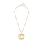 Guy Laroche Kim gold plated necklace with mother of pearl pendant luxury jewelry Paris Gallery Qatar Shop the Latest Online
