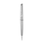 Guy Laroche Romeo stainless steel pen silver textured design luxury writing instrument Paris Gallery Qatar Find Online Today