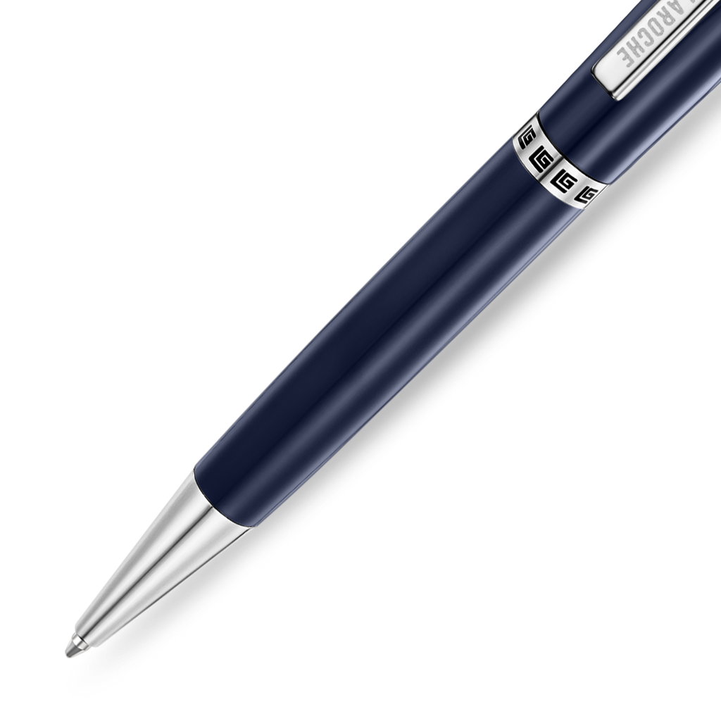 Guy Laroche Vincent blue enamel stainless steel pen luxury ballpoint Paris Gallery Qatar Find Online Today