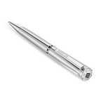 Guy Laroche Vincent stainless steel pen silver luxury writing instrument with logo ring Paris Gallery Qatar Shop the Latest Online