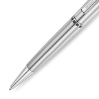 Guy Laroche Vincent stainless steel pen silver luxury writing instrument with logo ring Paris Gallery Qatar Shop the Latest Online