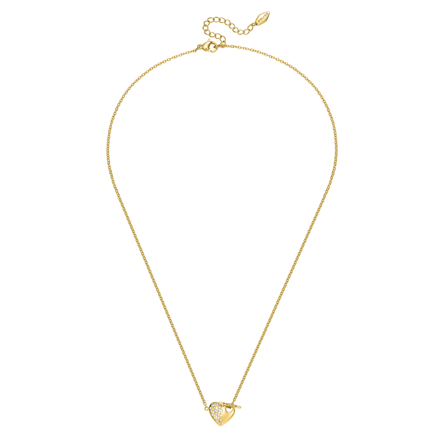Police Hearthstone Crystal Chain Necklace
