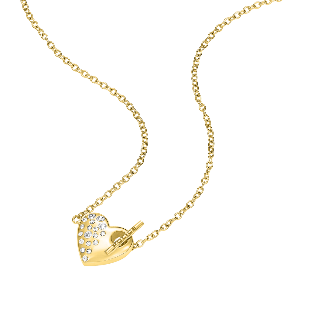 Police Hearthstone Crystal Chain Necklace