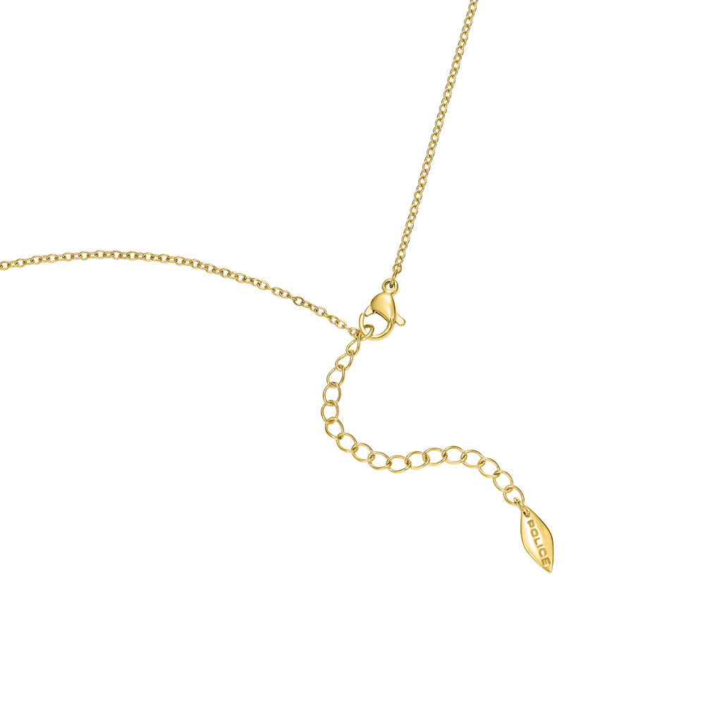 Police Hearthstone Crystal Chain Necklace