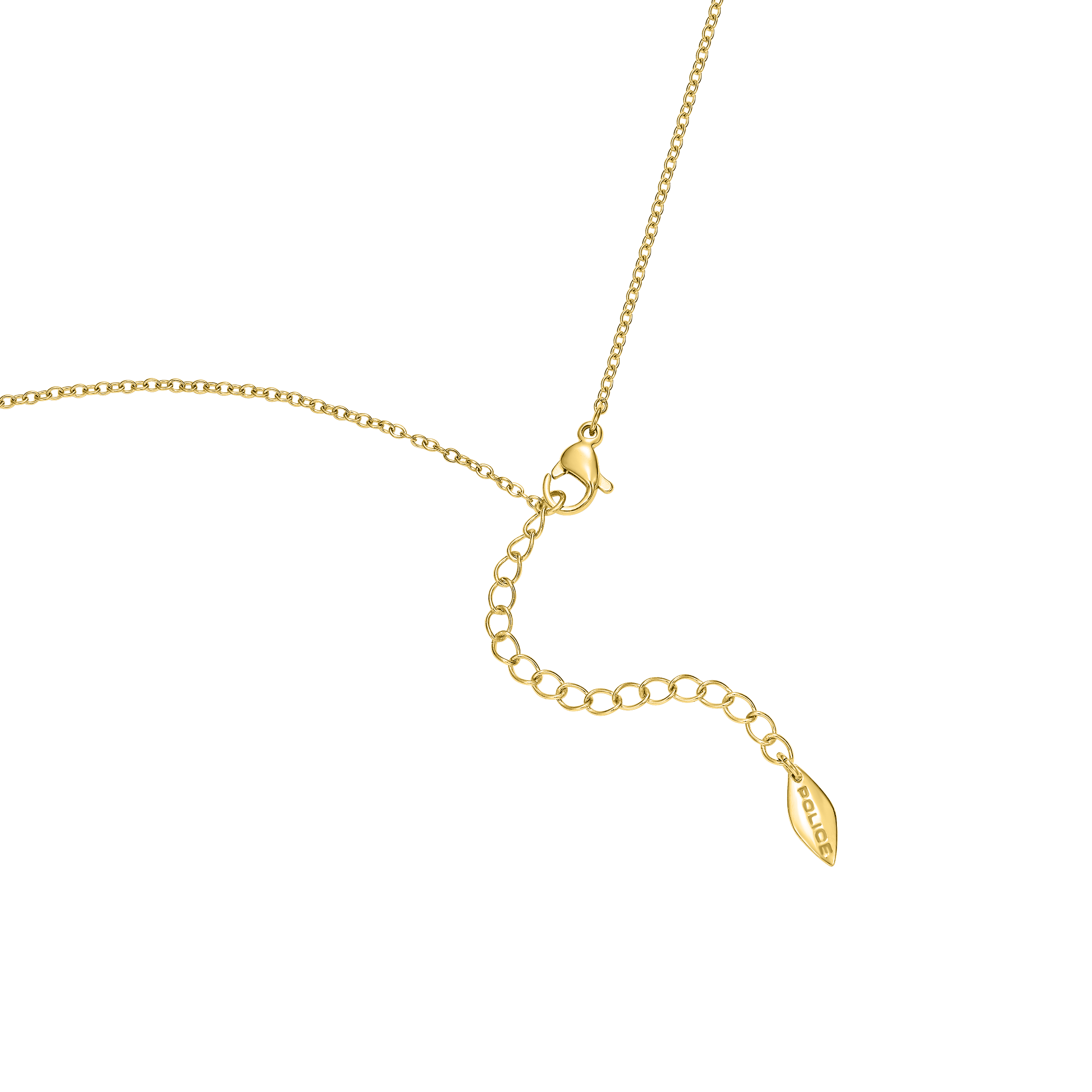 Police Hearthstone Crystal Chain Necklace