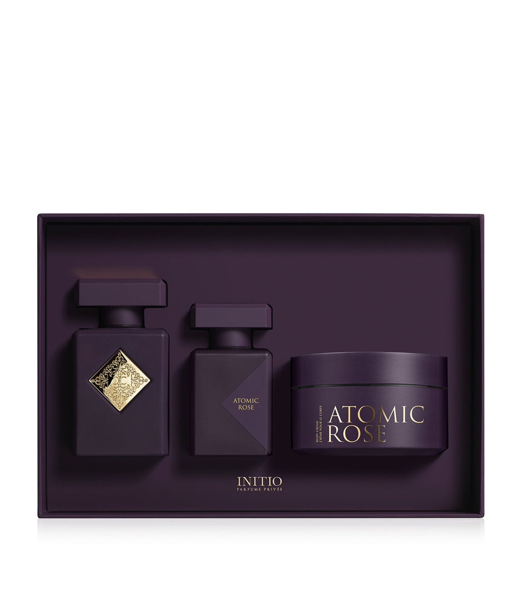 Initio Coffret Atomic Rose luxury fragrance gift set for men and women Available for Online Purchase at Paris Gallery Qatar