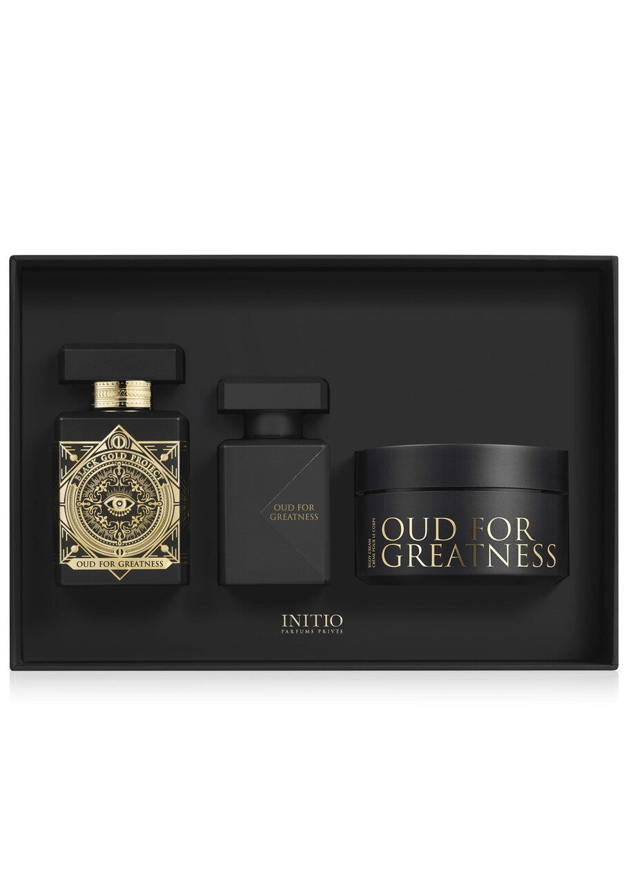 Initio Oud For Greatness luxury fragrance gift box set for men and women Order Online Today at Paris Gallery Qatar