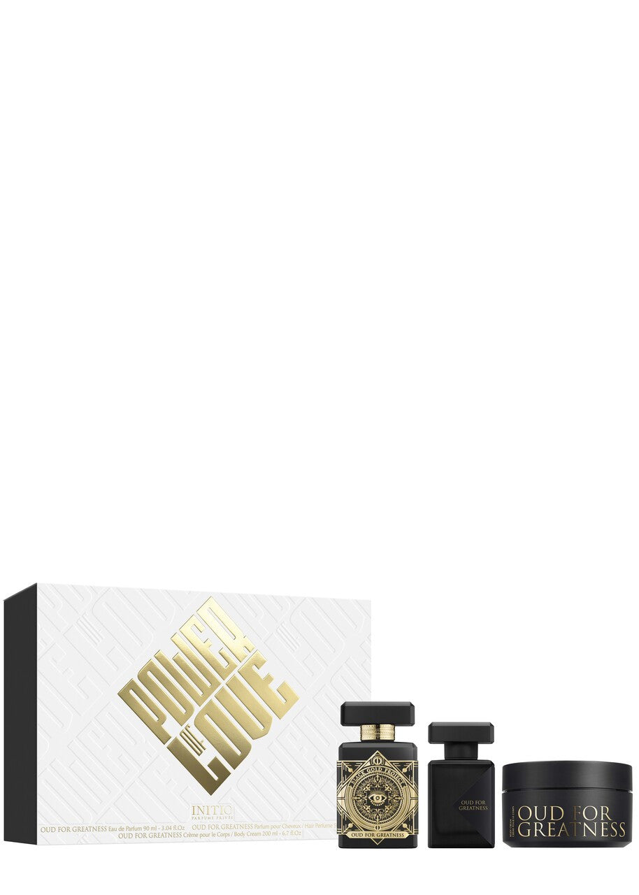 Initio Oud For Greatness luxury fragrance gift box set for men and women Order Online Today at Paris Gallery Qatar