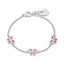 Luca Barra Girl's Steel Bracelet With Butterflies