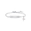 Luca Barra Girl's Steel Bracelet with Dancer and Plate