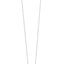 Silver-toned steel fine link chain necklace for children
