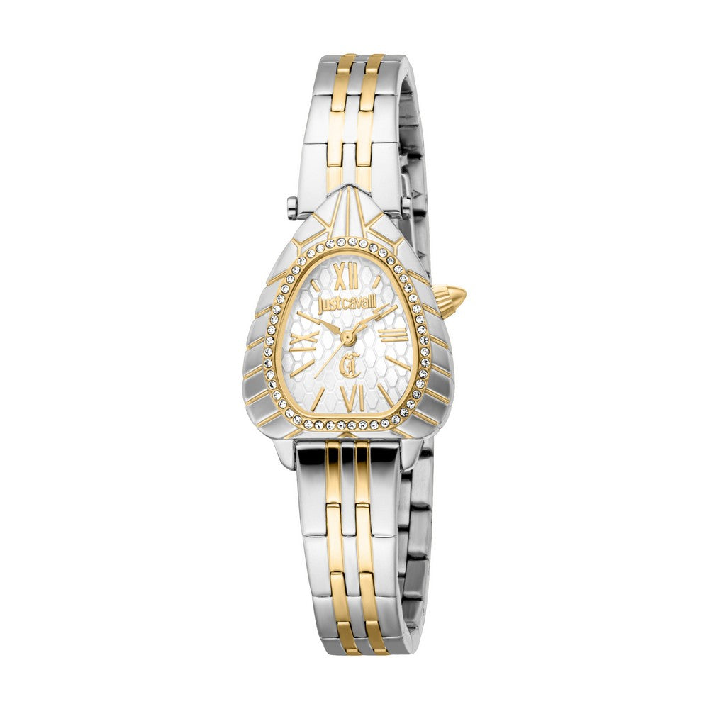 Just Cavalli Two Tone Silver & Gold Color Women's Watch