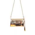 Just Cavalli Women's Metallic Clutch with Chain Strap