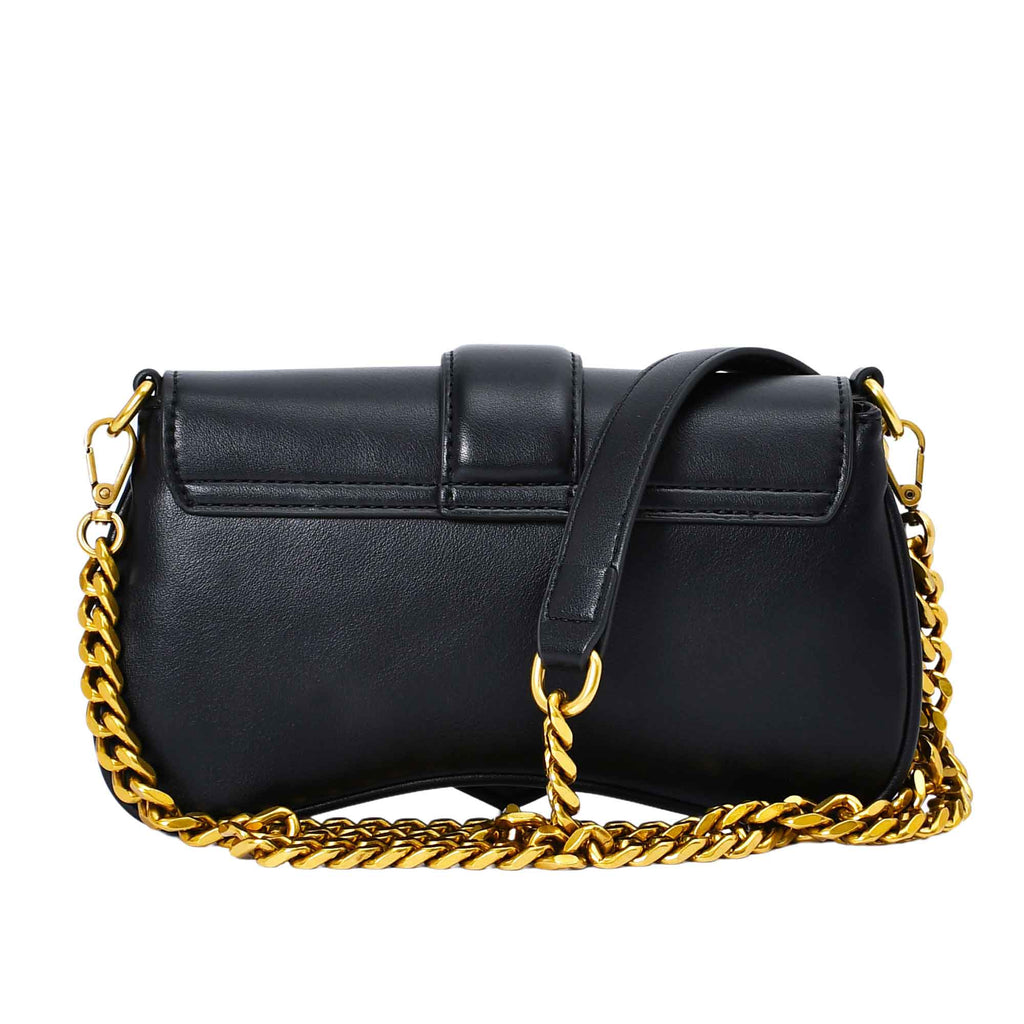 Just Cavalli Women's Black Crossbody Bag in Calfskin
