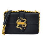 Just Cavalli Women's Black Crossbody Bag in Calfskin