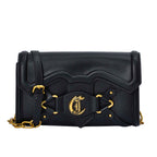 Just Cavalli Women's Gold-Embellished Flap Shoulder Bag