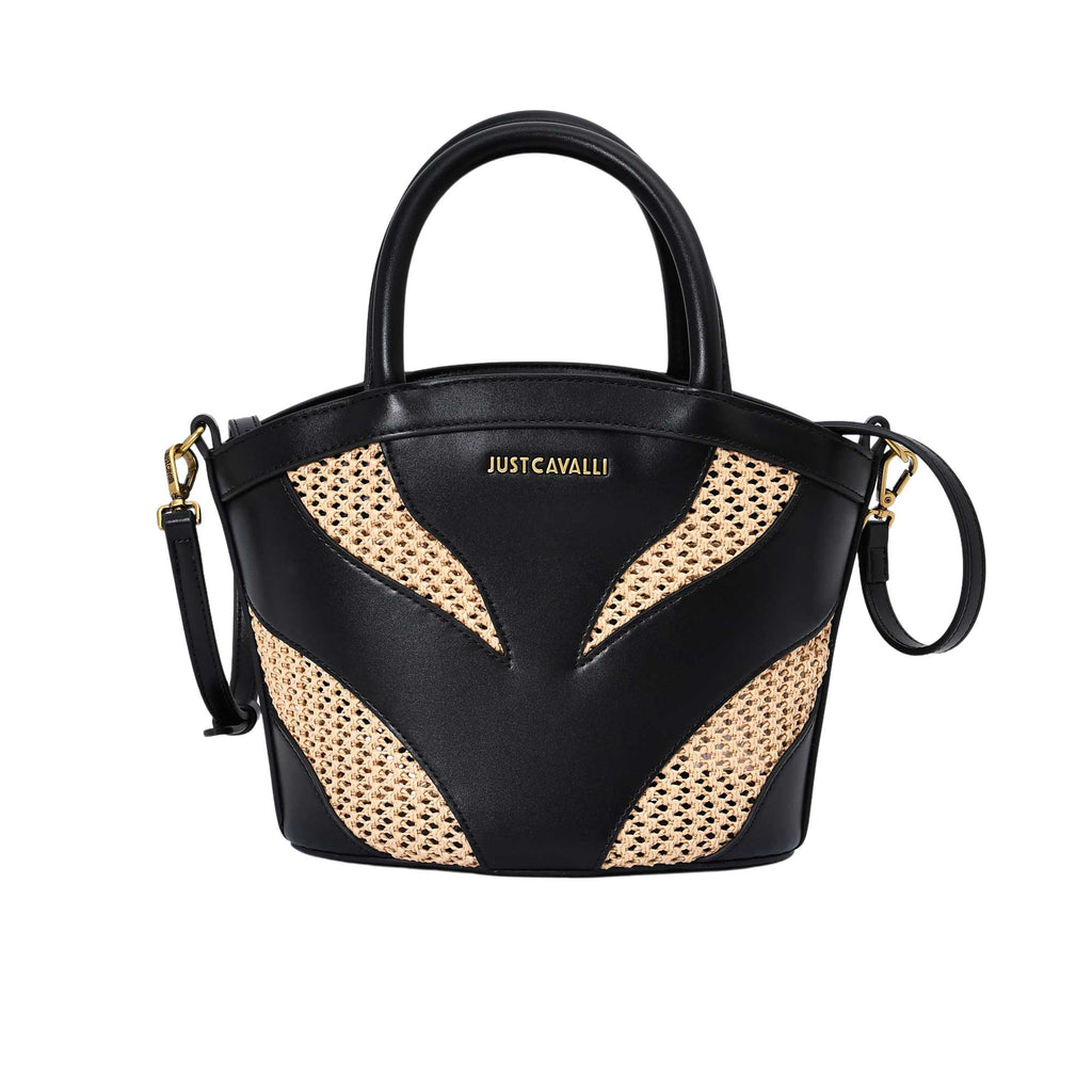 Just Cavalli Women's Leather Bucket Hand Bag