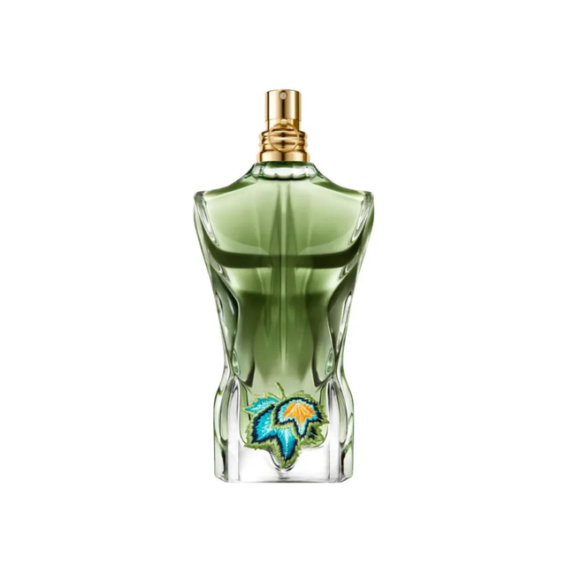 Jean Paul Gaultier Le Beau Paradise Garden Eau de Parfum 125ml men's fragrance in tropical green bottle