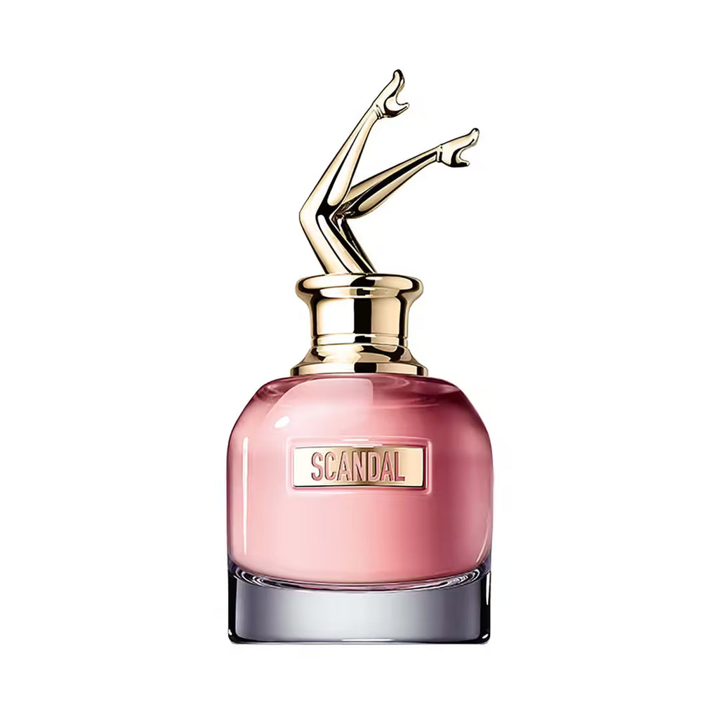 Jean Paul Gaultier Scandal Eau de Parfum 50ml women's fragrance bottle with signature golden legs cap