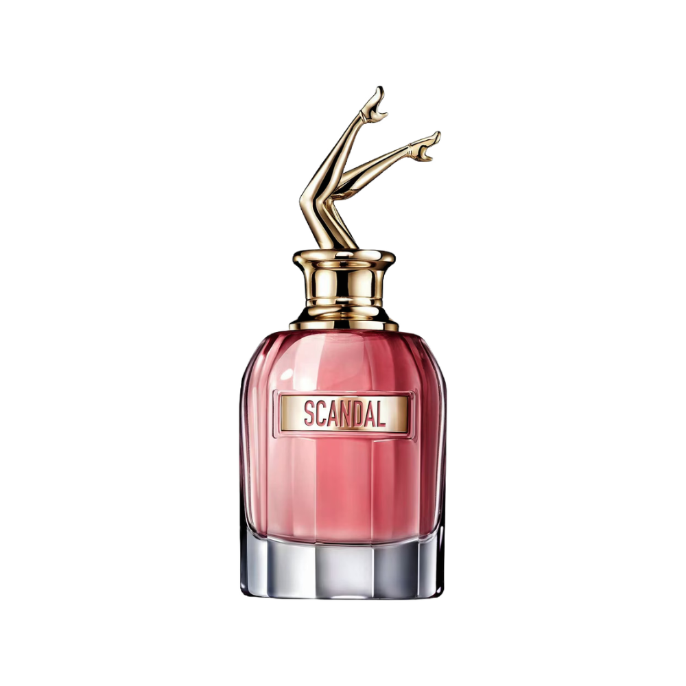 Jean Paul Gaultier Scandal Eau de Parfum 50ml women's fragrance bottle with signature golden legs cap Main image