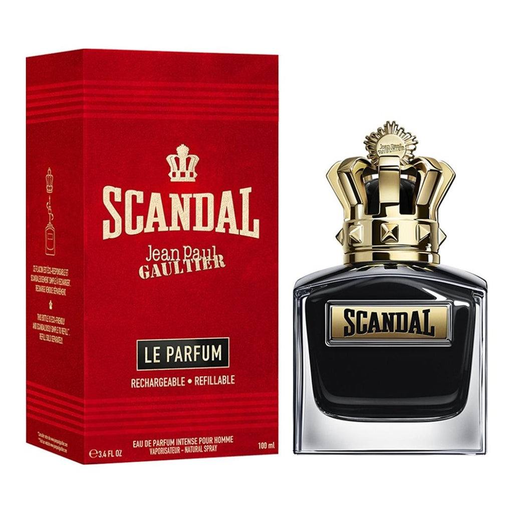 Jean Paul Gaultier Scandal Le Parfum Eau de Parfum Intense 100ml men's fragrance with refillable bottle