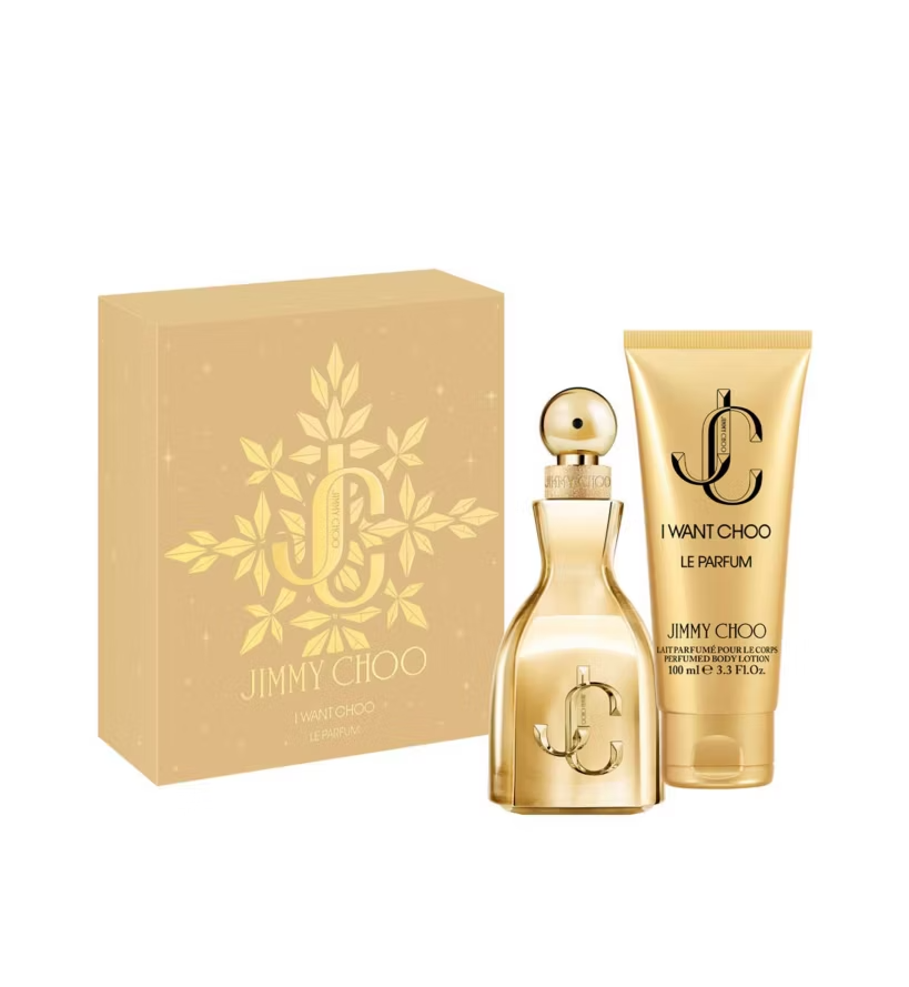 Jimmy Choo I Want Choo Le Parfum gift set with Eau de Parfum and body lotion – Available for Online Purchase