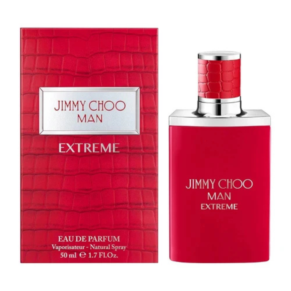 Jimmy Choo Man Extreme Eau De Parfum 100ml men's red fragrance bottle