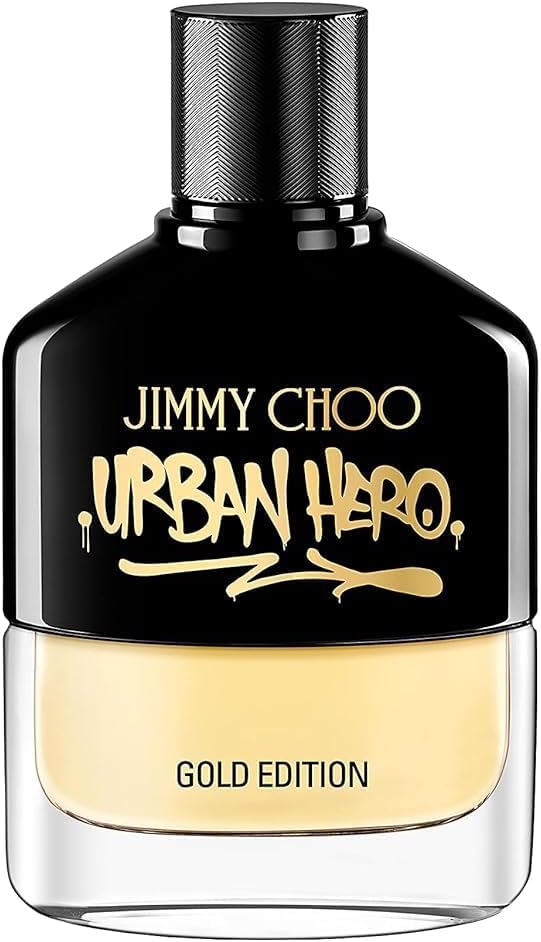 Jimmy Choo Urban Hero Gold Edition Eau de Parfum 100ml men’s luxury fragrance bottle