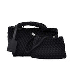 Karisma Woven Handbag with Matching Zip Pouch