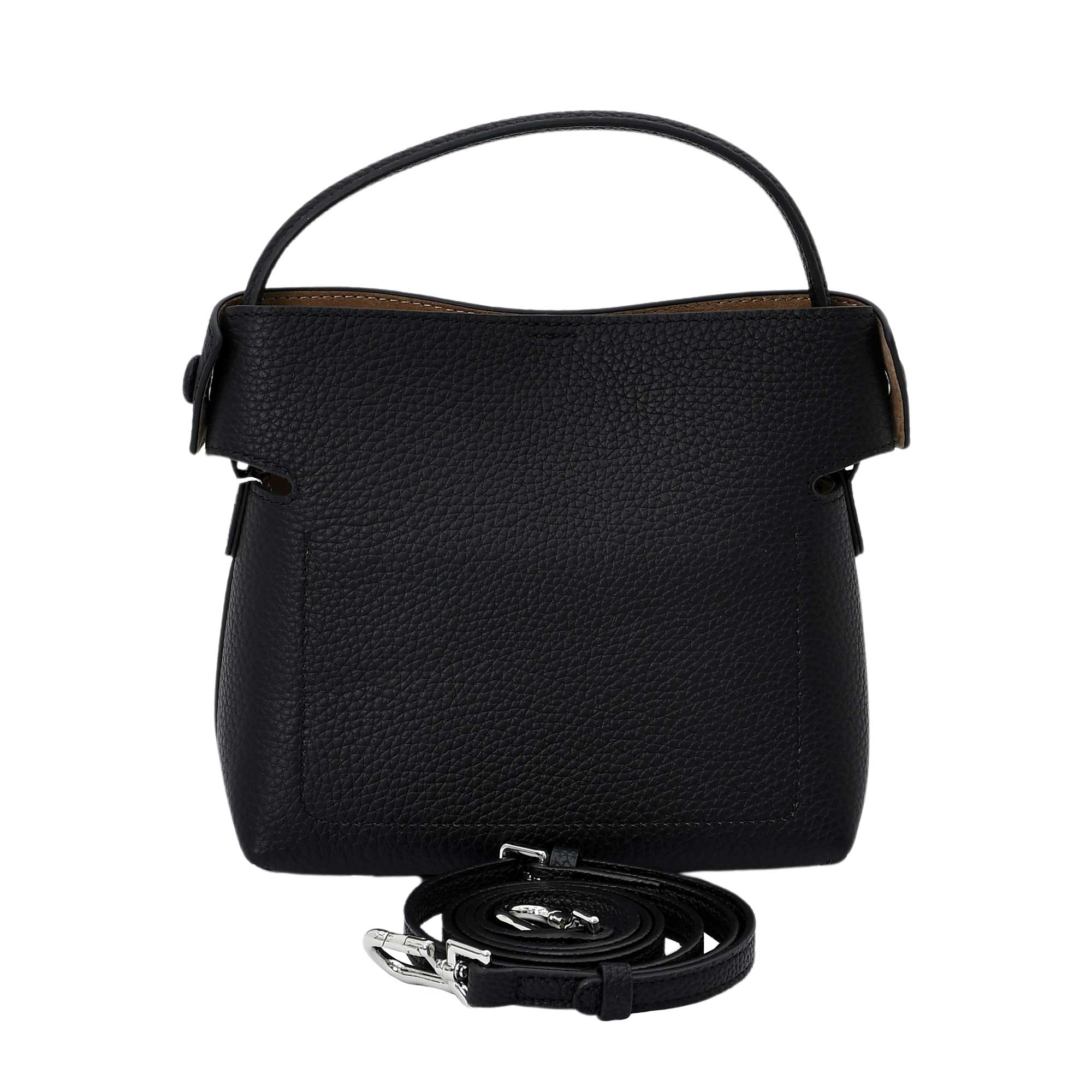 Karisma Structured Leather Top Handle Bag