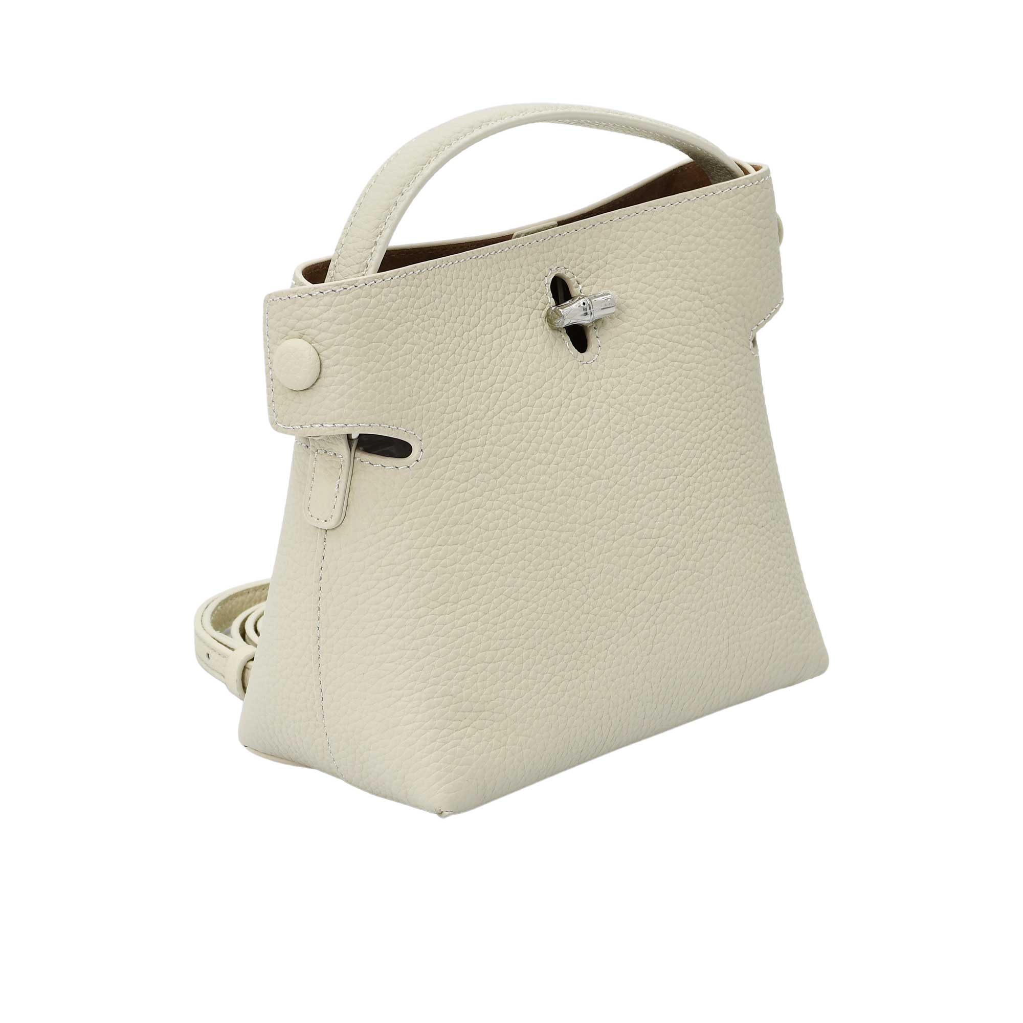Karisma Structured Leather Top Handle Bag