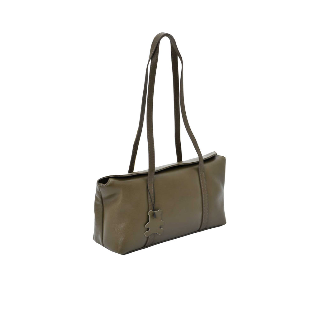 Karisma Women’s Leather Shoulder Bag with Teddy Charm