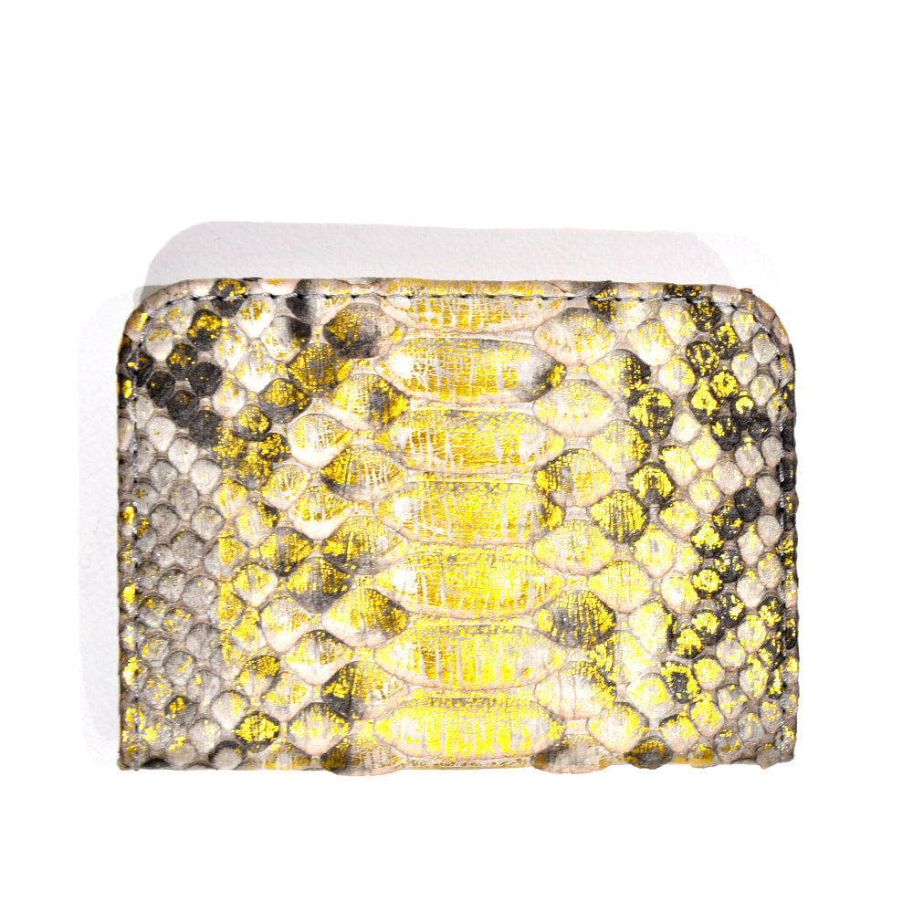 Kyra Passport Holder Natural Splash Gold Basic