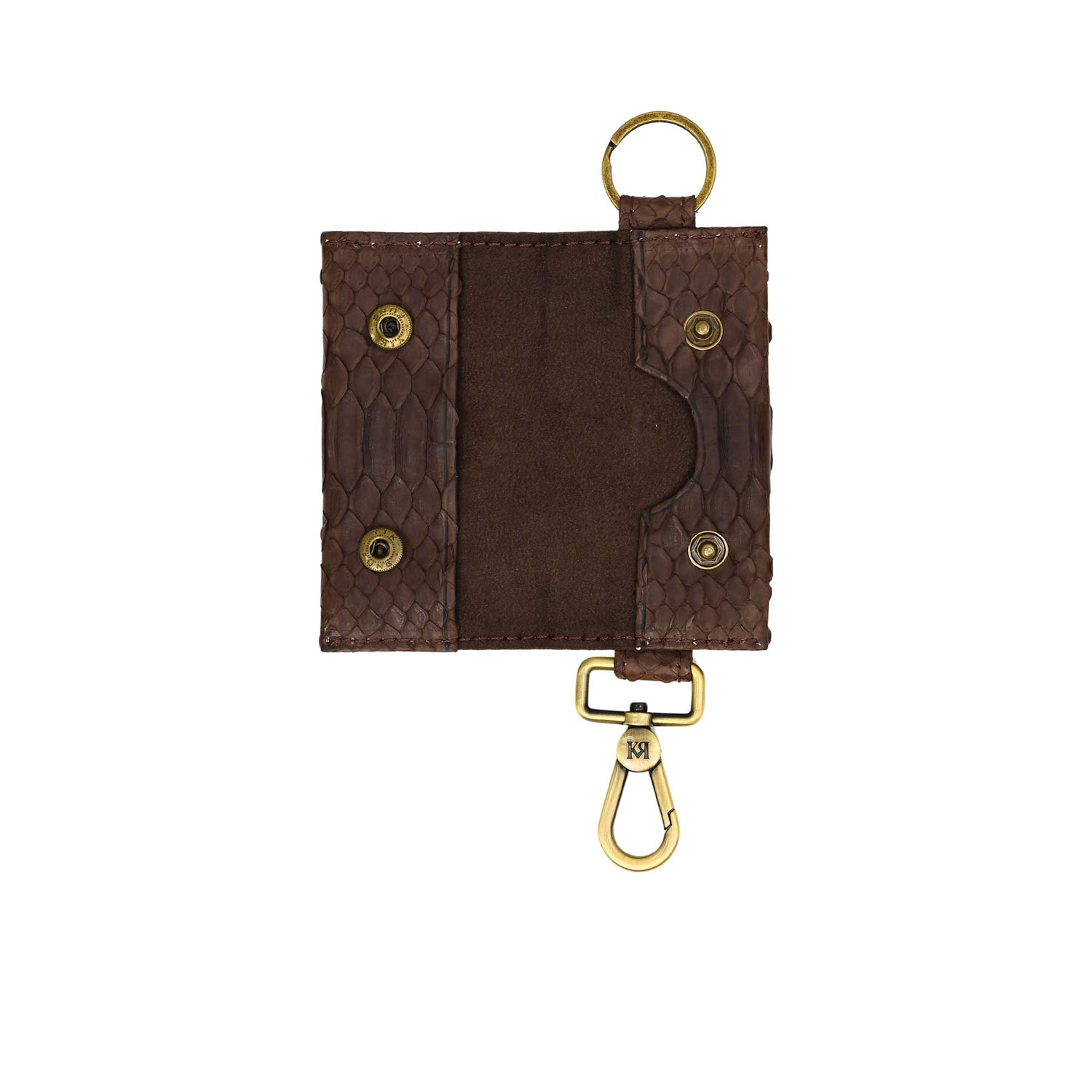 Kyra Women's Dark Brown Leather Key Car Holder Kyra Women's Dark Brown Leather Key Car Holder