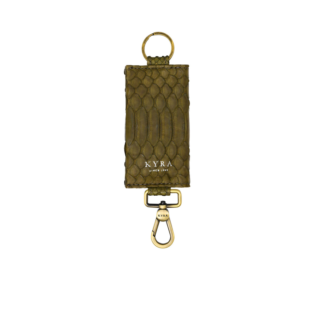 Kyra Women's Brown Leather Key Car Holder