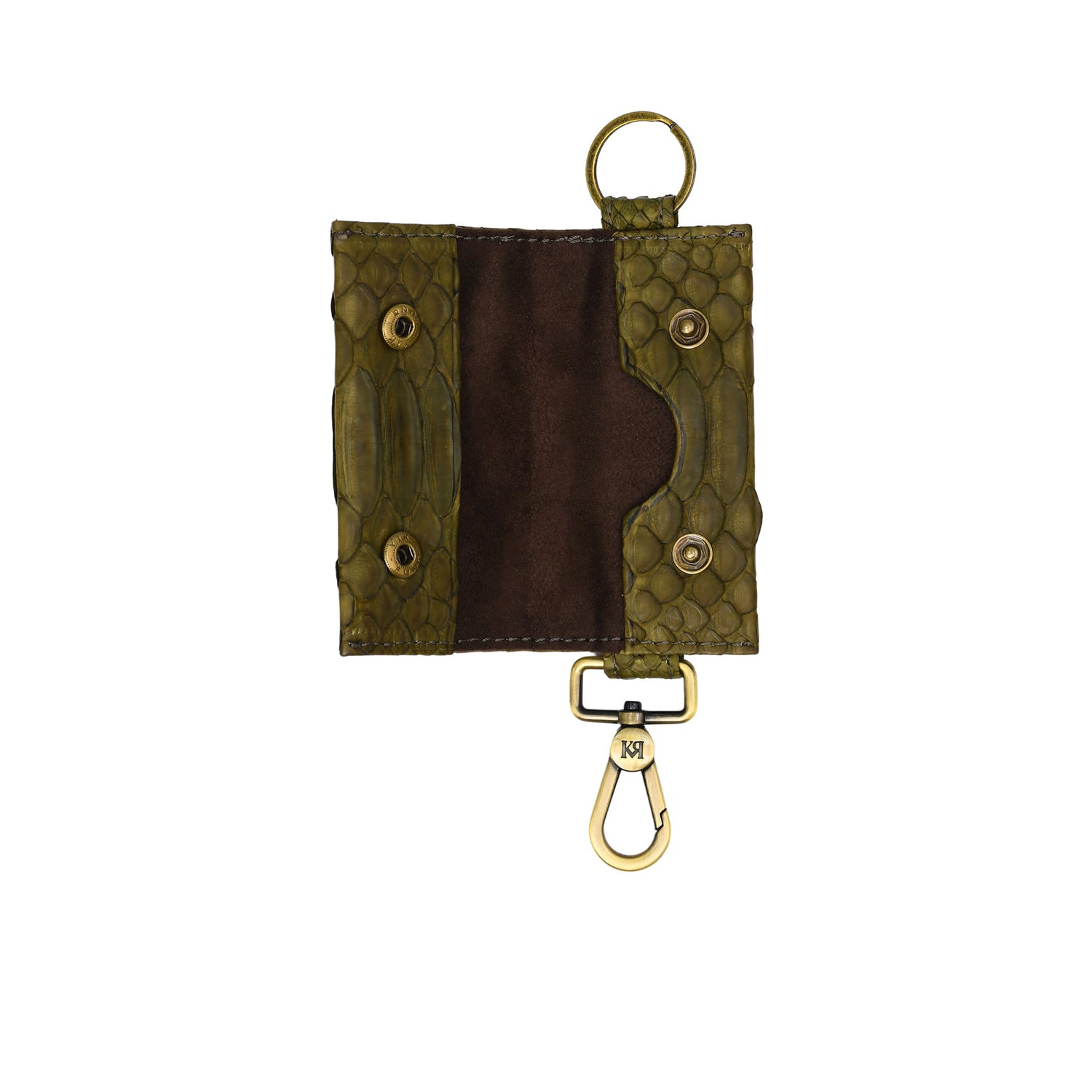Kyra Women's Brown Leather Key Car Holder Kyra Women's Brown Leather Key Car Holder