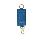 Kyra Women's Blue Leather Key Car Holder