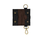 Kyra Women's Black Leather Key Car Holder