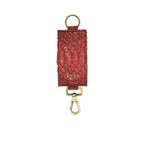 Kyra Women's Maroon Leather Key Car Holder