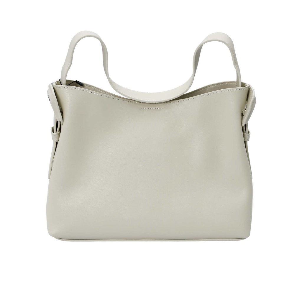 Karisma Leather Crossbody Bag in black with adjustable strap and sleek design