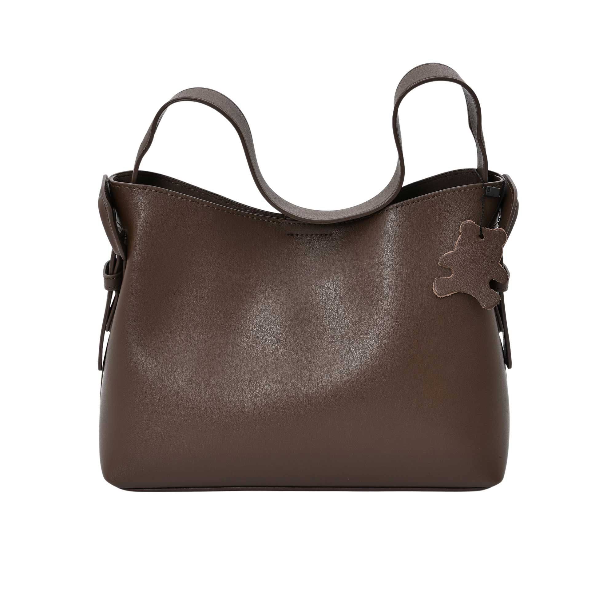 Karisma Leather Crossbody Bag in black with adjustable strap and sleek design