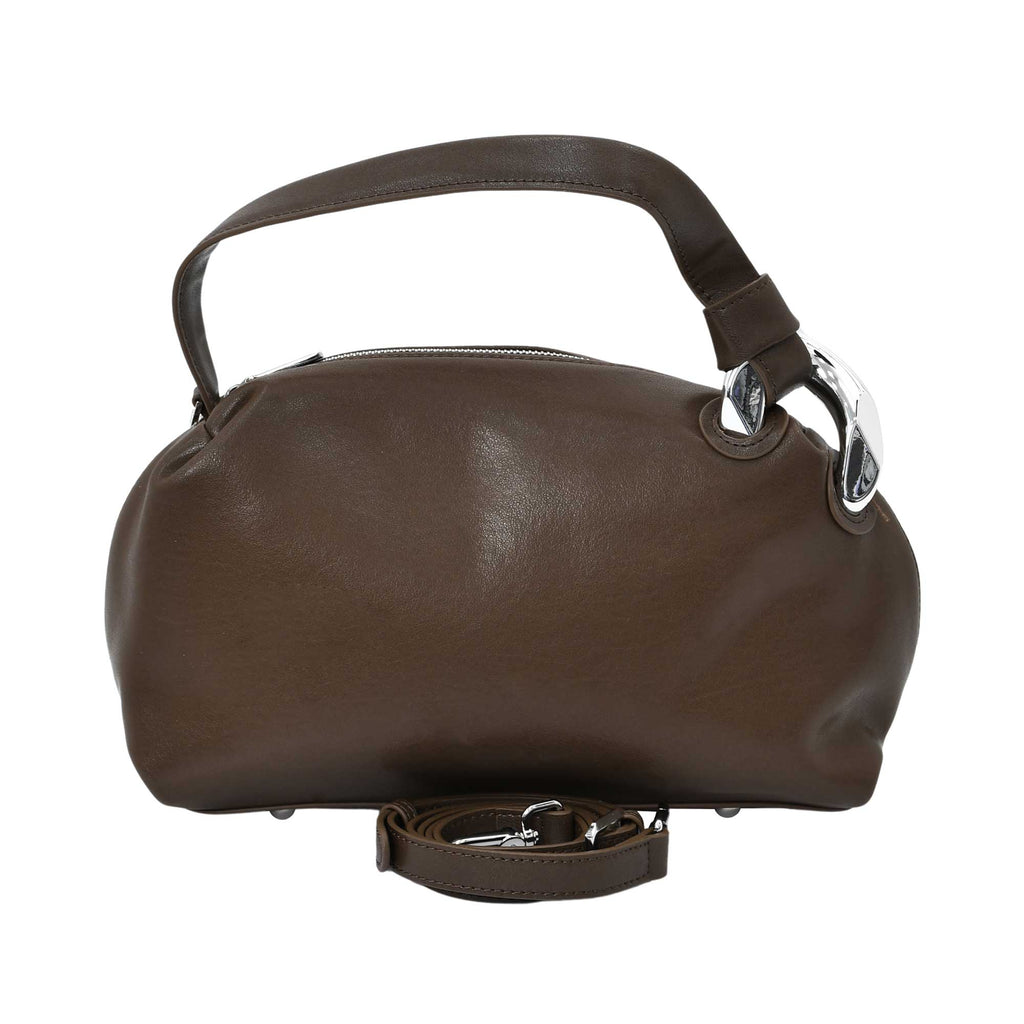 Karisma lady bag in beige with top handle and zip closure