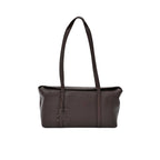 Karisma women’s leather shoulder bag with teddy charm in classic solid color, elegant everyday handbag available at Paris Gallery Qatar