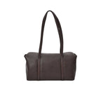 Karisma women’s leather shoulder bag with teddy charm in classic solid color, elegant everyday handbag available at Paris Gallery Qatar