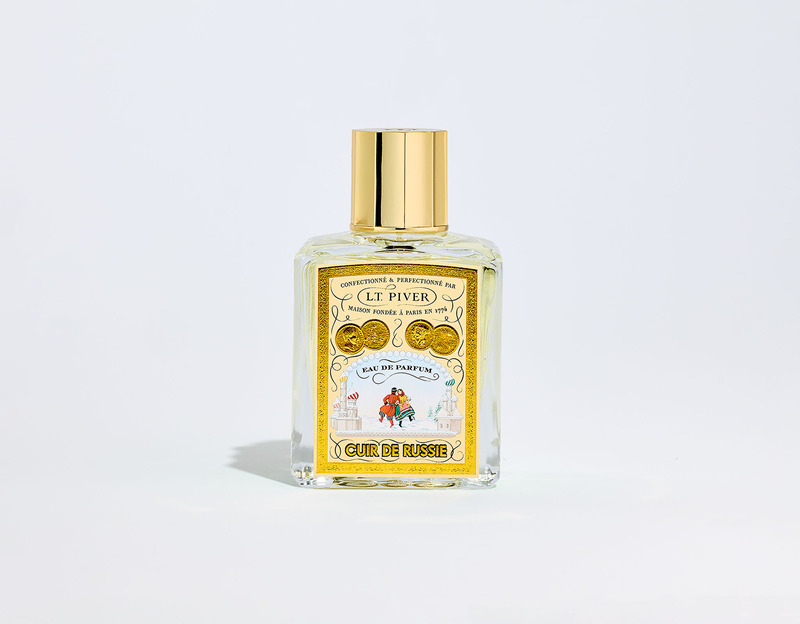 L.T. Piver Cuir De Russie Eau de Parfum 100ml classic leather fragrance bottle – Available for Online Purchase at Paris Gallery Qatar