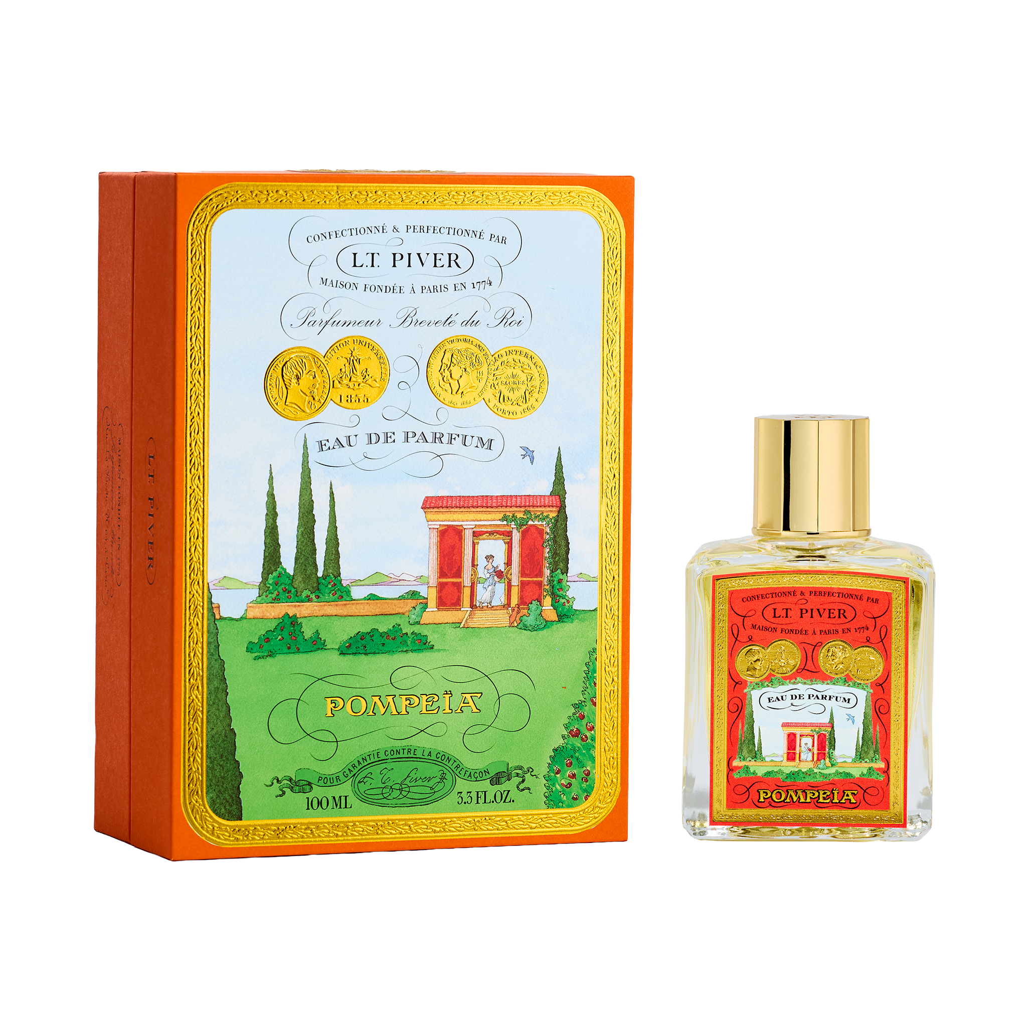 L.T. Piver Pompeia Eau de Parfum 100ml elegant floral fragrance bottle – Shop the Latest Online at Paris Gallery Qatar