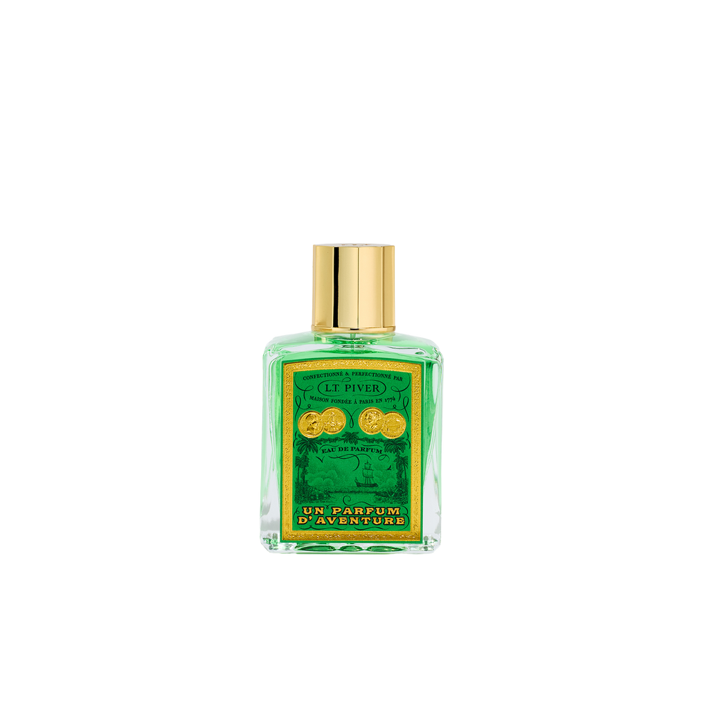 L.T. Piver Un Parfum D’Aventure Eau de Parfum 100ml adventurous heritage fragrance bottle and packaging – Find Online Today at Paris Gallery Qatar