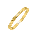 Police Lavaliere Crystal Linear Pattern Bangle