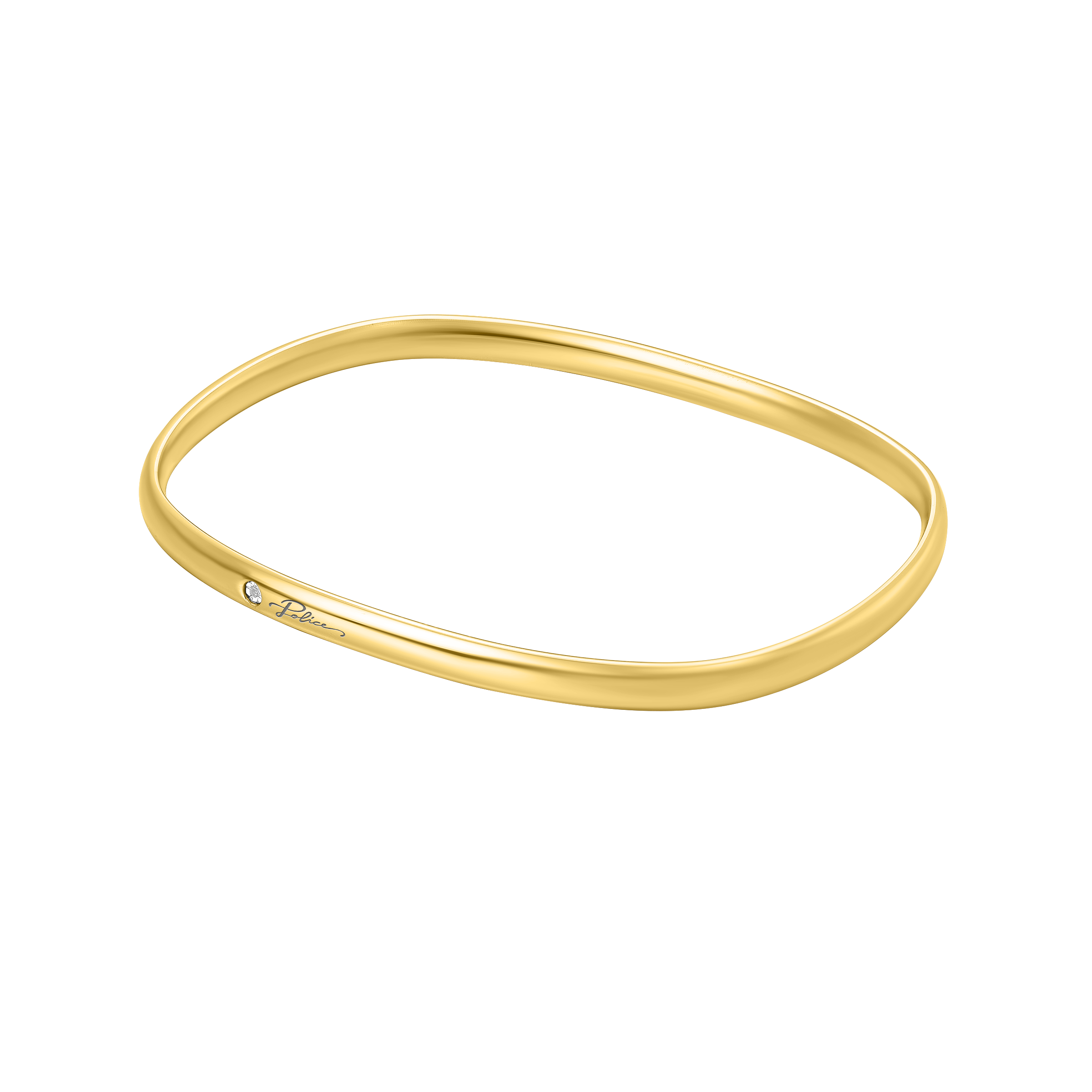 Police Lavaliere Squared Bangle