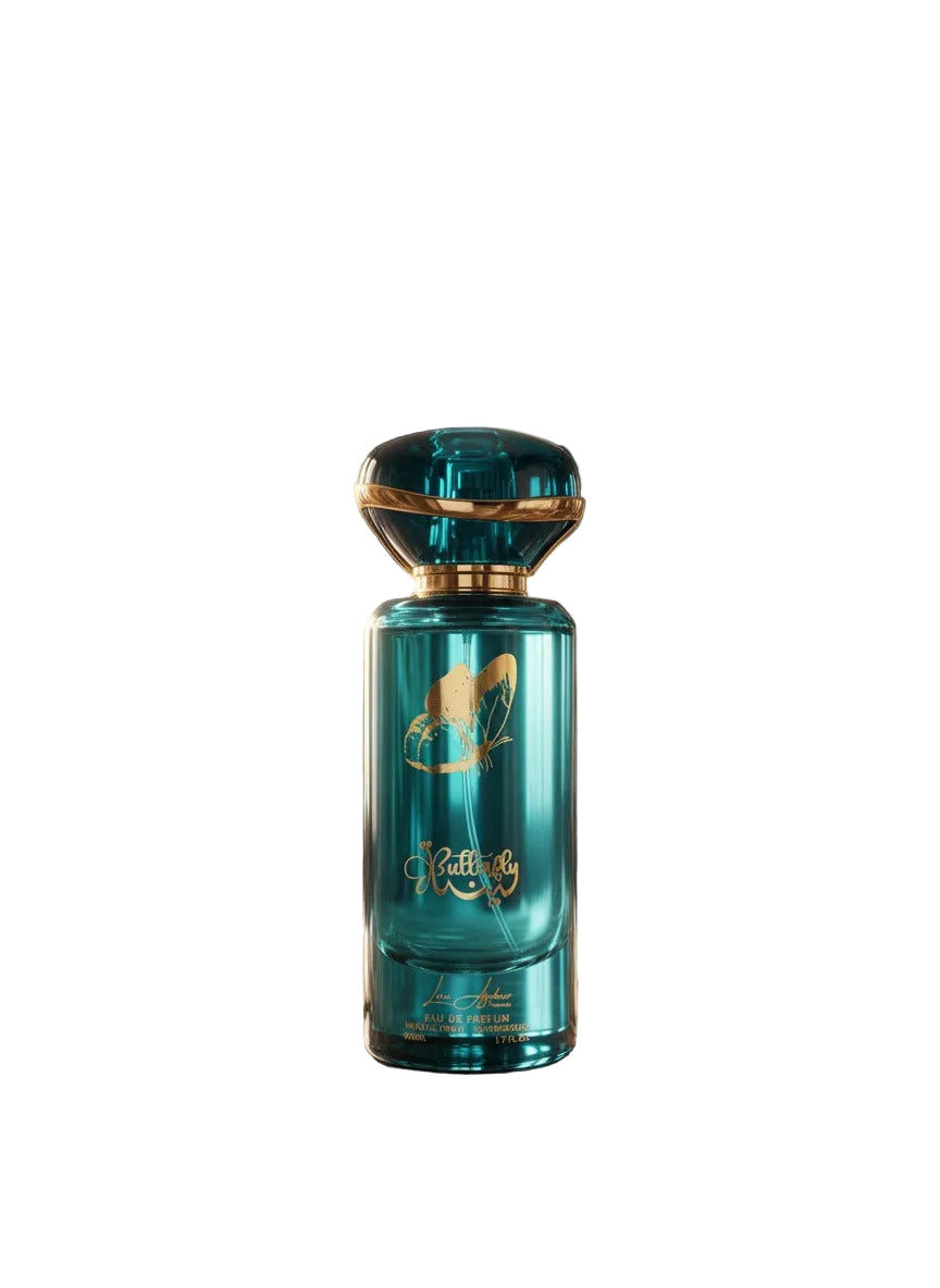 Lina Agdour Butterfly Lina Eau de Parfum 50ml luxury green perfume bottle Paris Gallery Qatar Available for Online Purchase